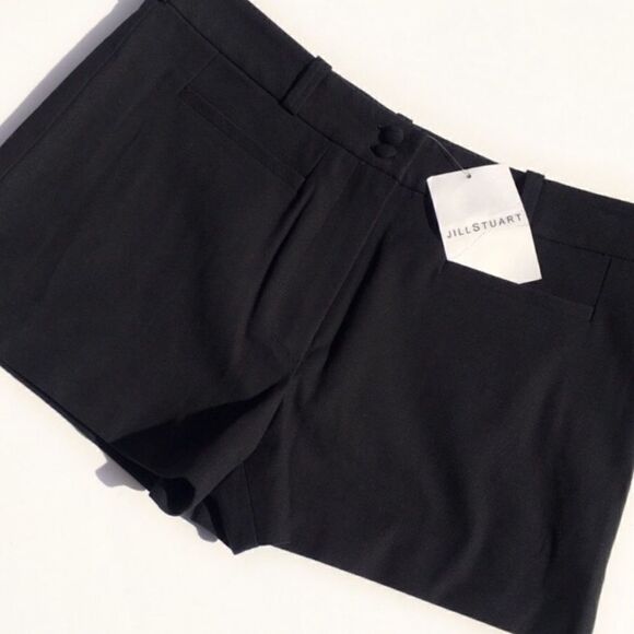 Vintage Deadstock Late 90s / Early 2000s NWT Jill Stuart Black Runway Shorts - Picture 1 of 5